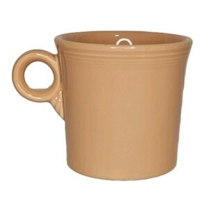 FIESTA Homer Laughlin Mug Apricot O‎ Ring Handle USA Cup